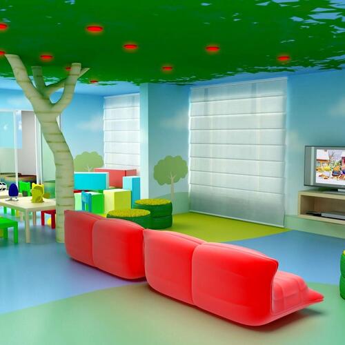 Яркий дизайн для детской комнаты