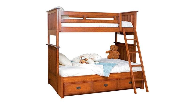 Незаменимая двухъярусная детская кроватка